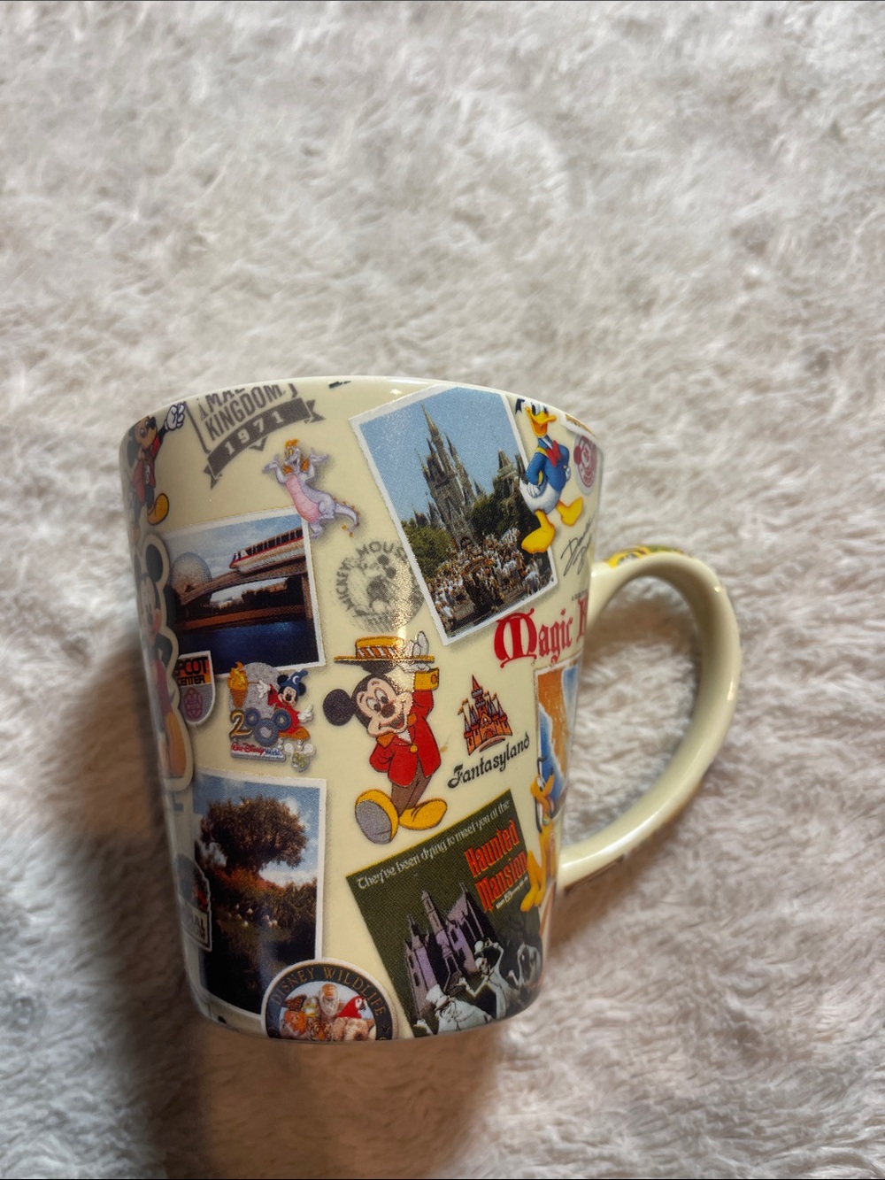 Disney World glass mug